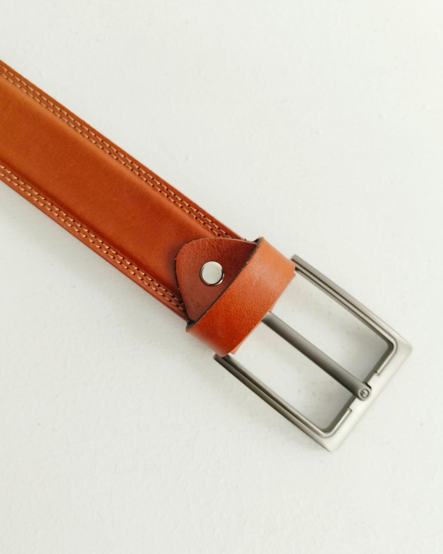 Tan Leather Belt.
