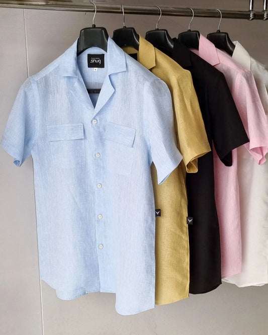 Linen Cuban Shirt - Snug