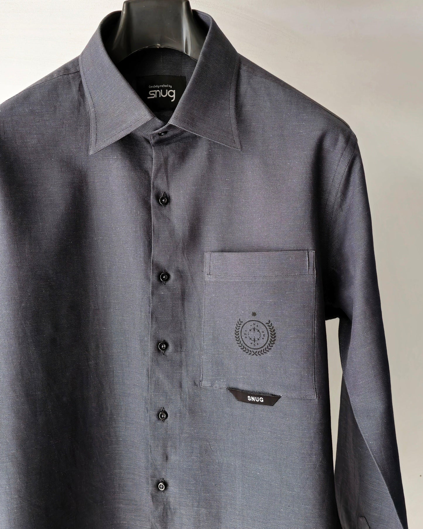 Broad Pocket Linen Cotton Shirt. - Snug