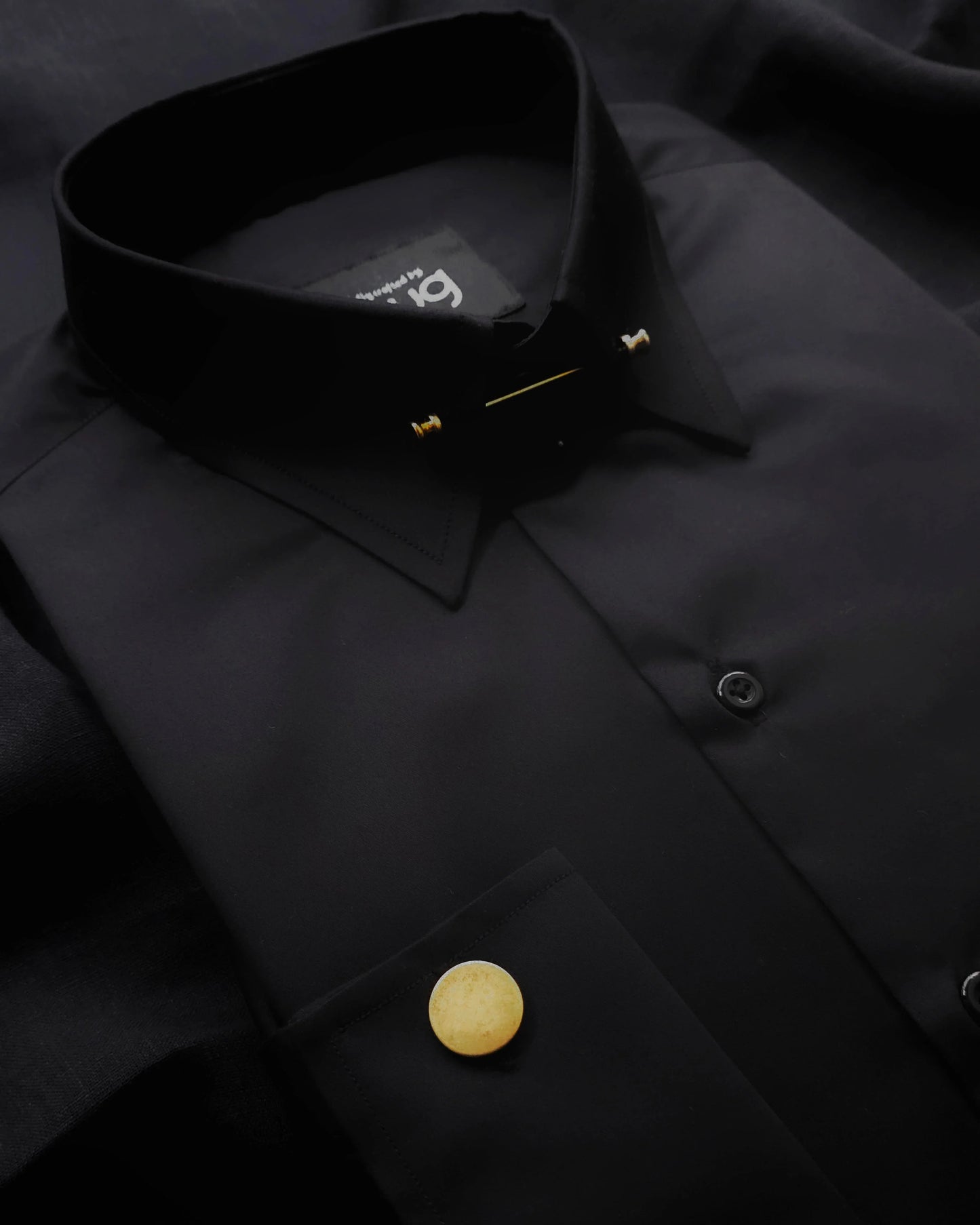 Snug Black Tie Rod Luxury Shirt. - Snug