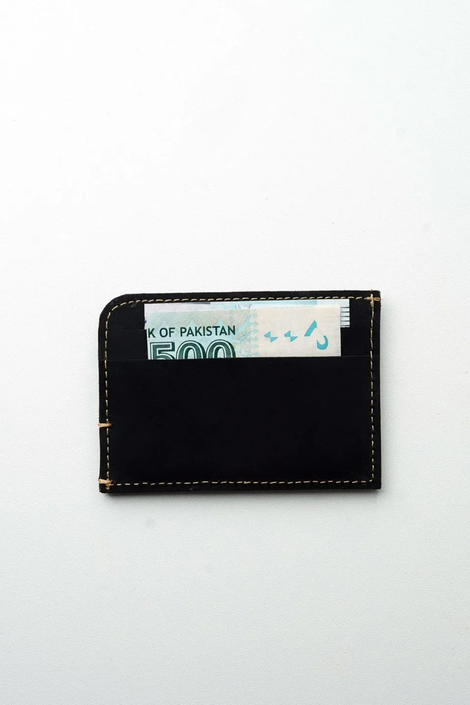 Black Matte Finish Nubuck Cardholder By Snug - Snug
