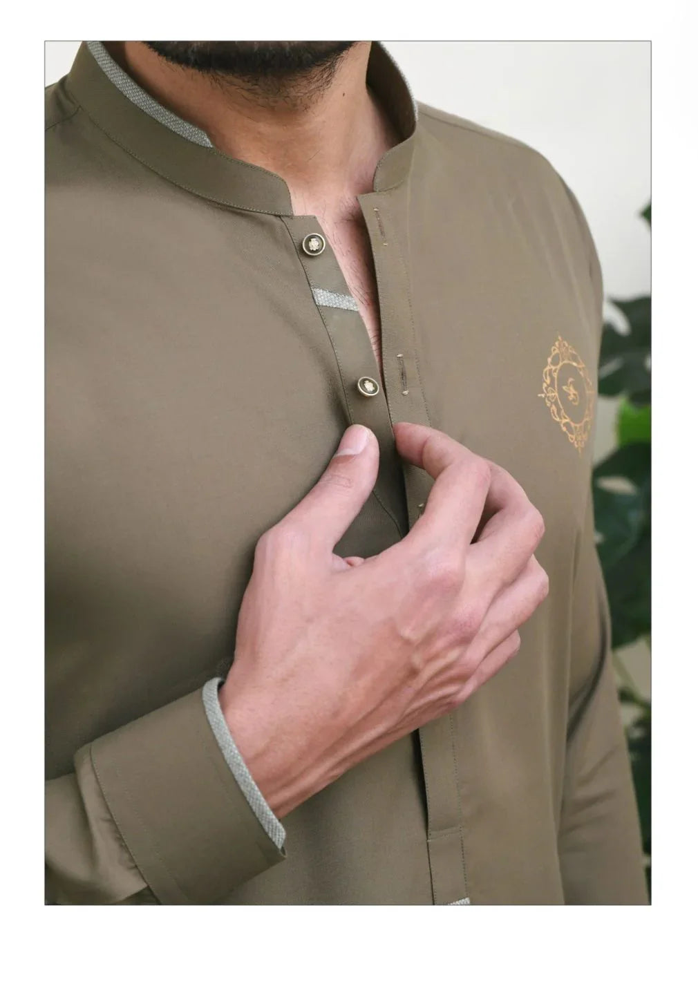 Army Green Wash & Wear with Waistcoat - Snug
