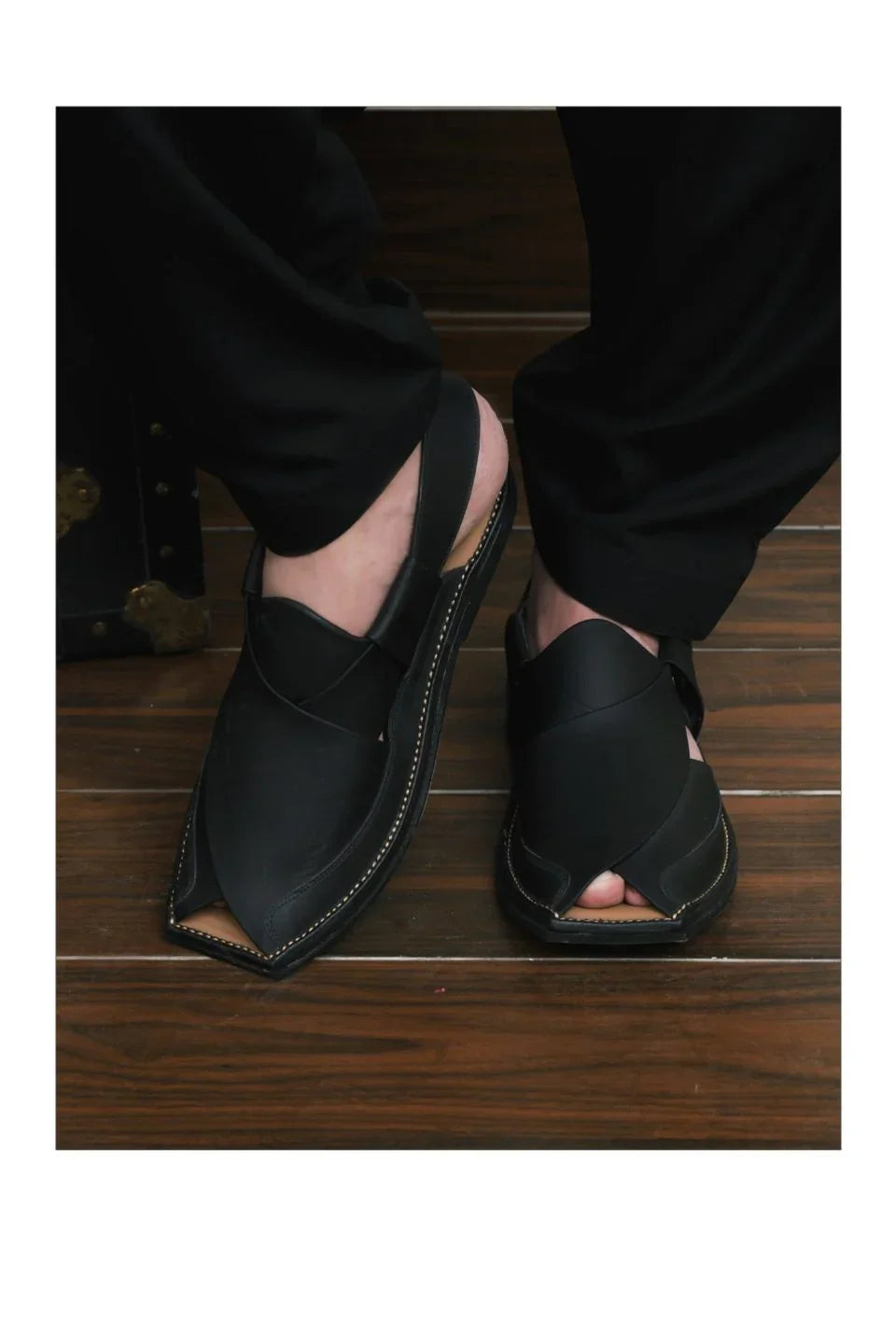 Black Embroidered Wash & Wear - Snug