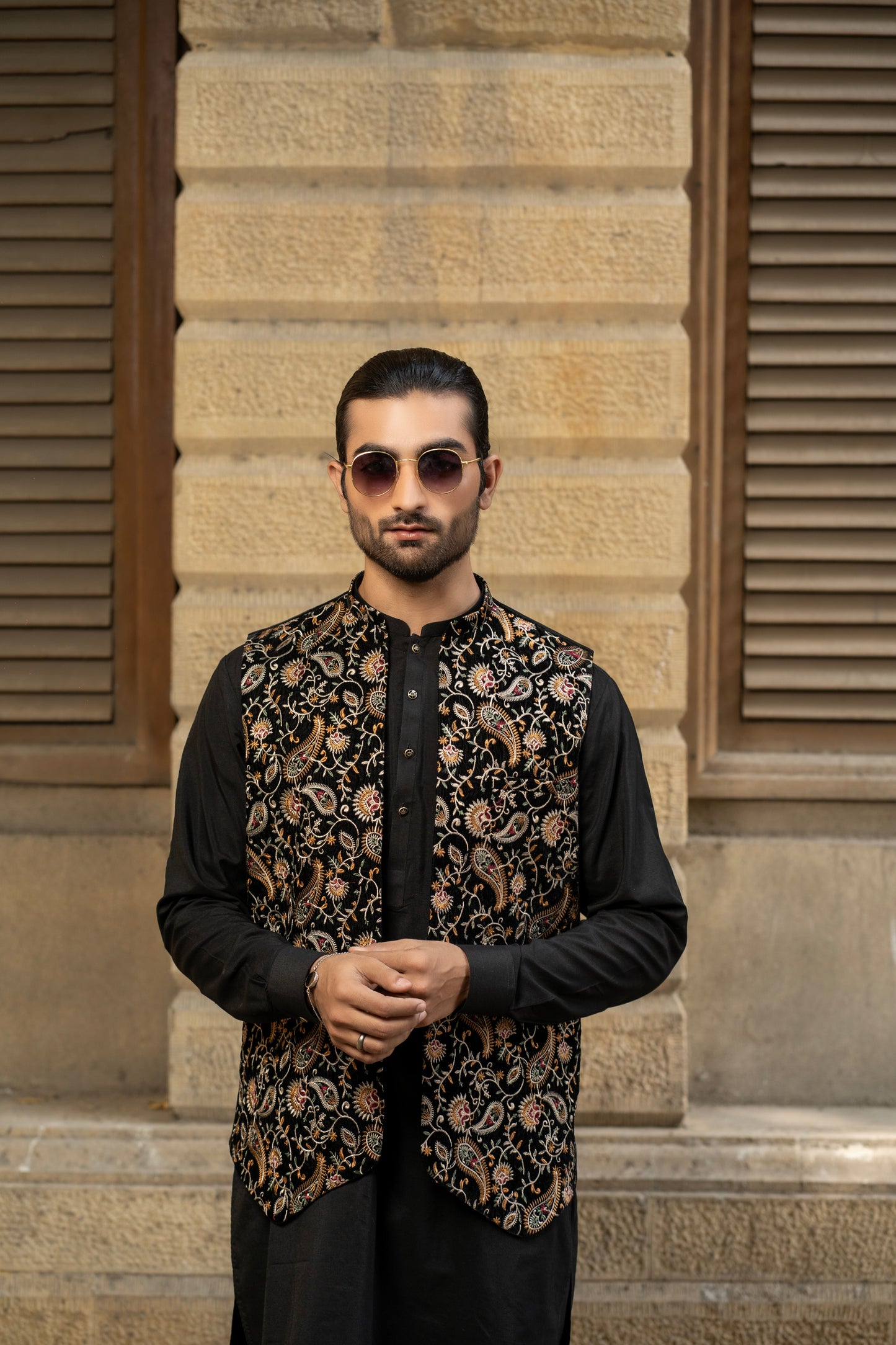 Multi Embroidered Waistcoat - Needlework Nirvana