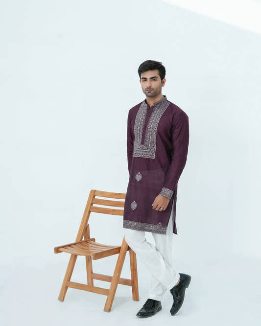 Regal Embroidered Kurta Set – Wedding Edition by Snug - Snug