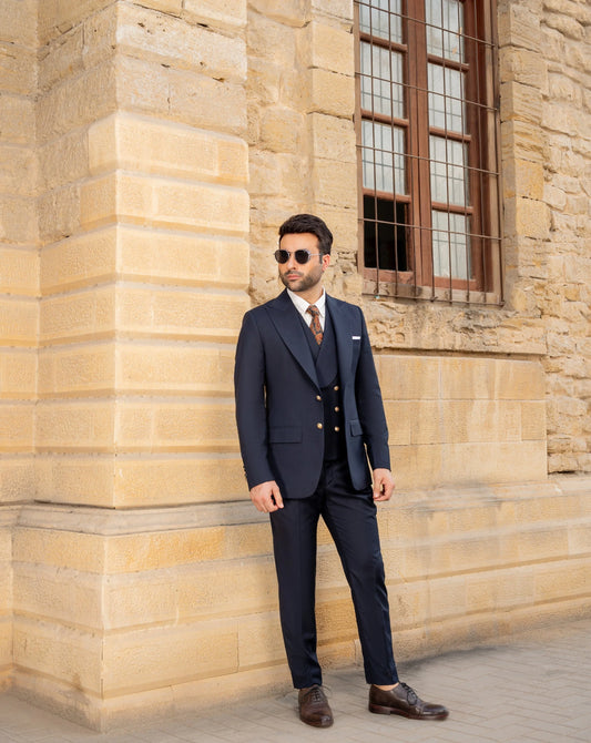 Navy Mastery: Snug's Triple Suit Splendor - Snug