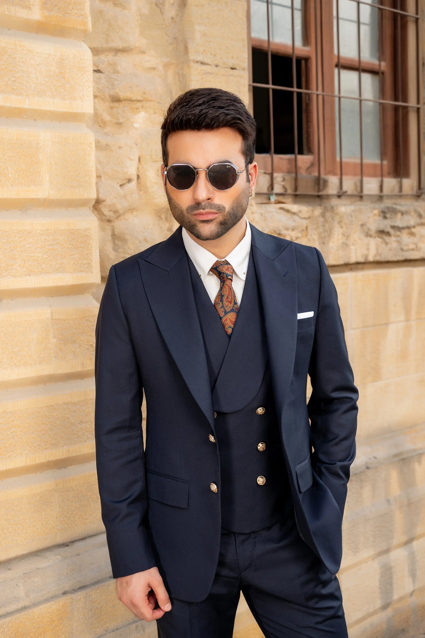 Navy Mastery: Snug's Triple Suit Splendor - Snug