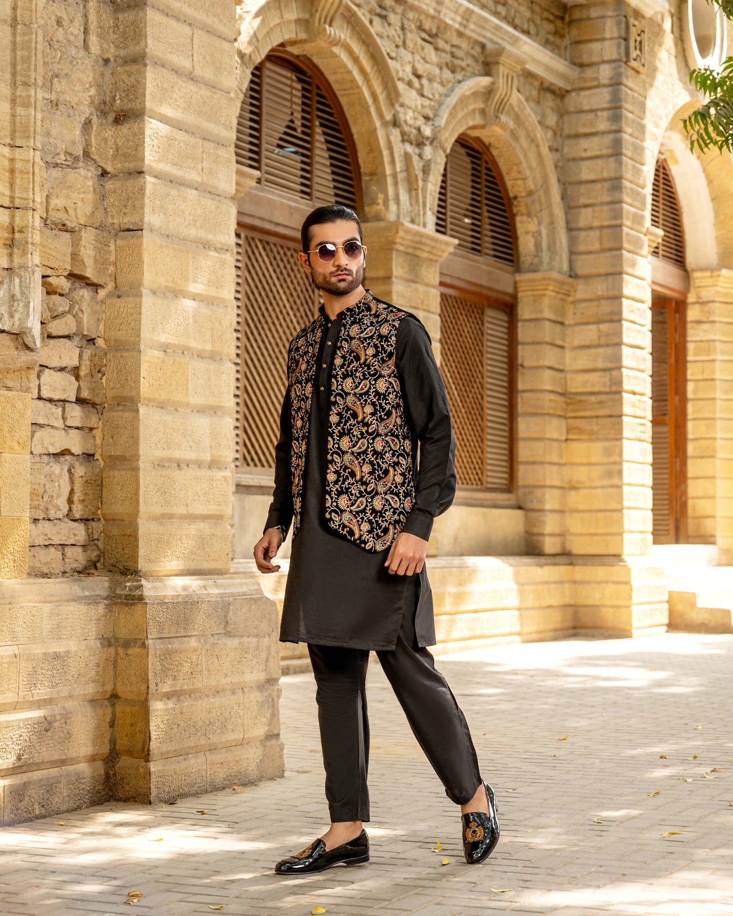 Multi Embroidered Waistcoat - Needlework Nirvana