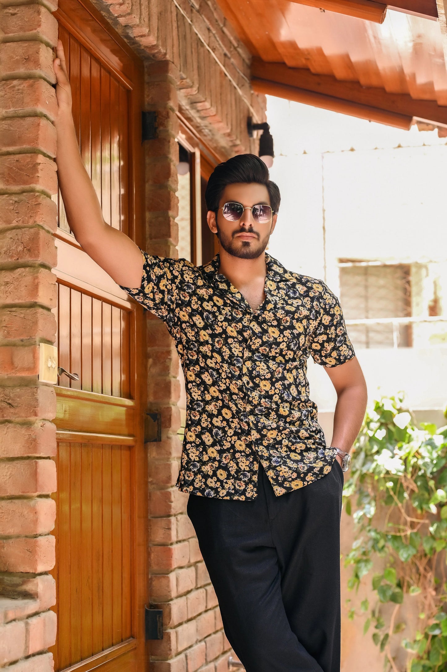 Yellow Floral Shirt - Snug