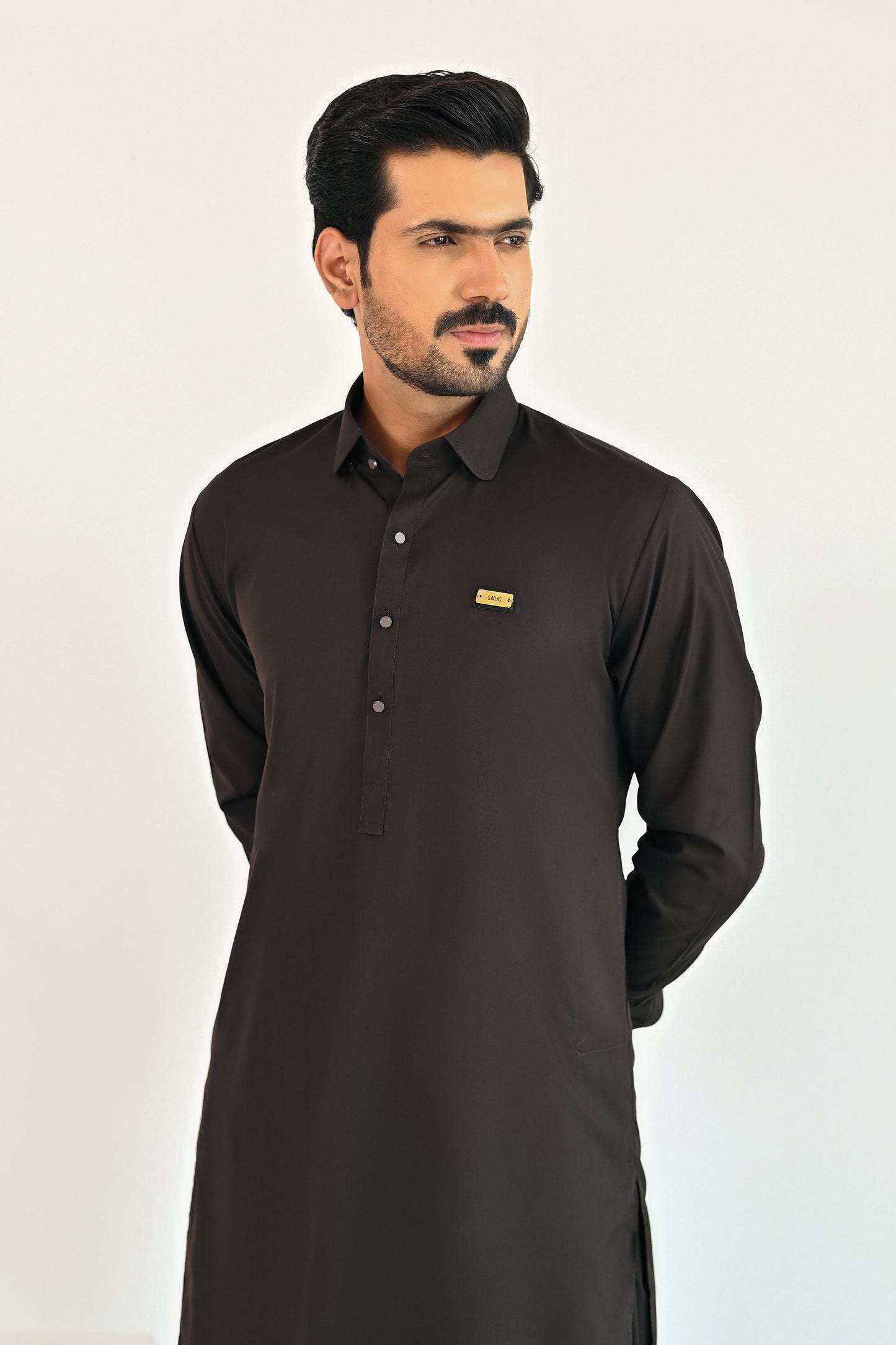Dark Brown Kurta Shalwar