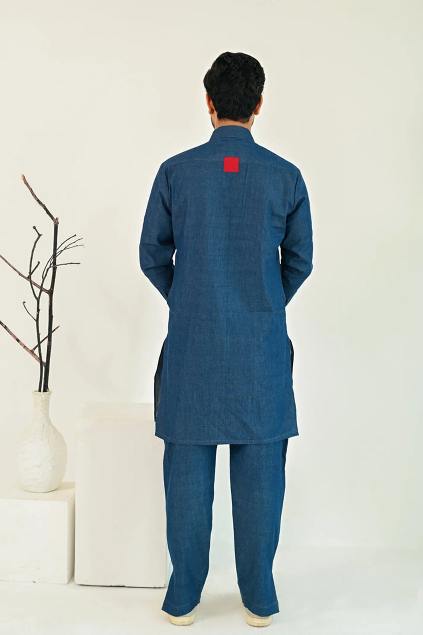 Denim Kurta Trouser - Snug