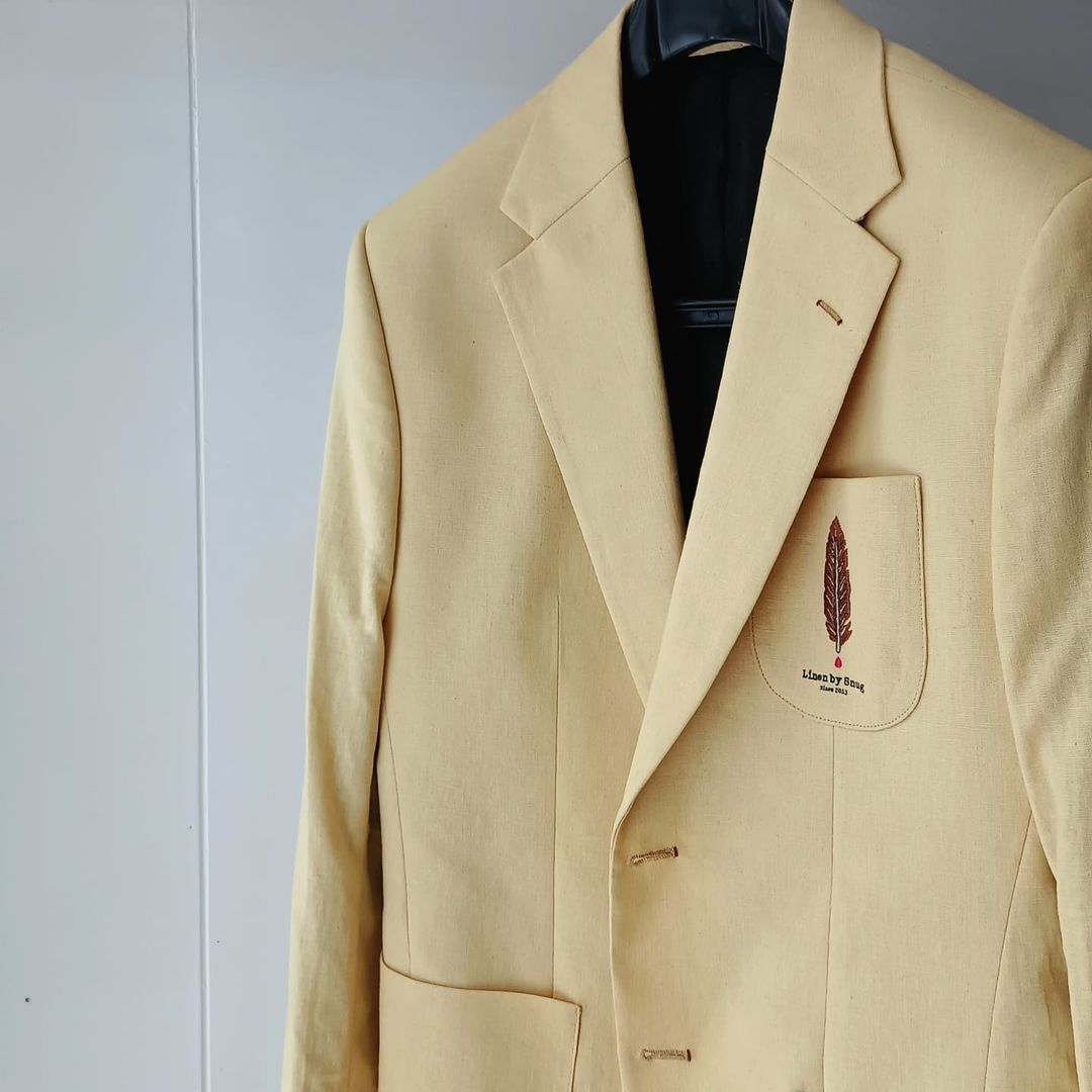 Yellow Linen Blazer