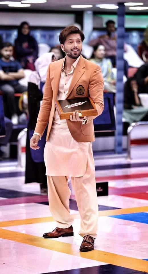 Golden Egyptian Qamiz Shalwar With Orange Embroided Blazer - Snug