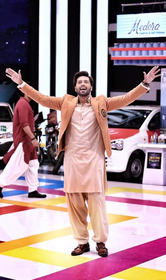 Golden Egyptian Qamiz Shalwar With Orange Embroided Blazer - Snug