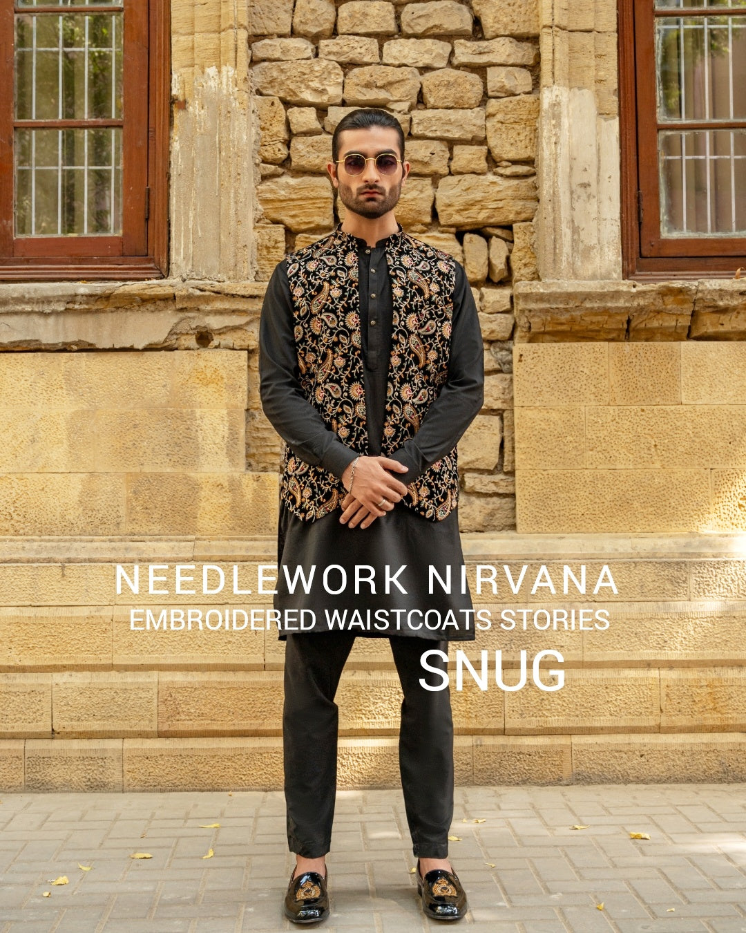 Multi Embroidered Waistcoat - Needlework Nirvana