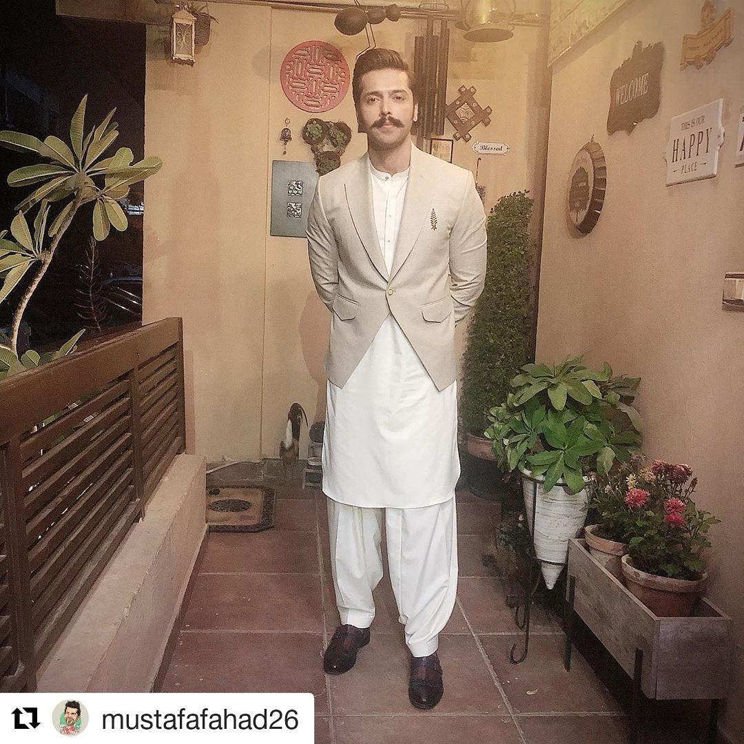 Wash and Wear Boski color Kurta and Shalwar with Blazer - Snug