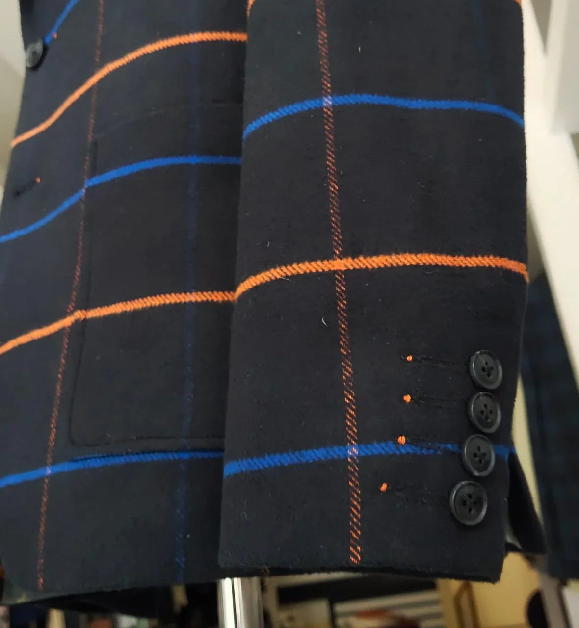 Soft Tweed Checkered Blazer - Snug