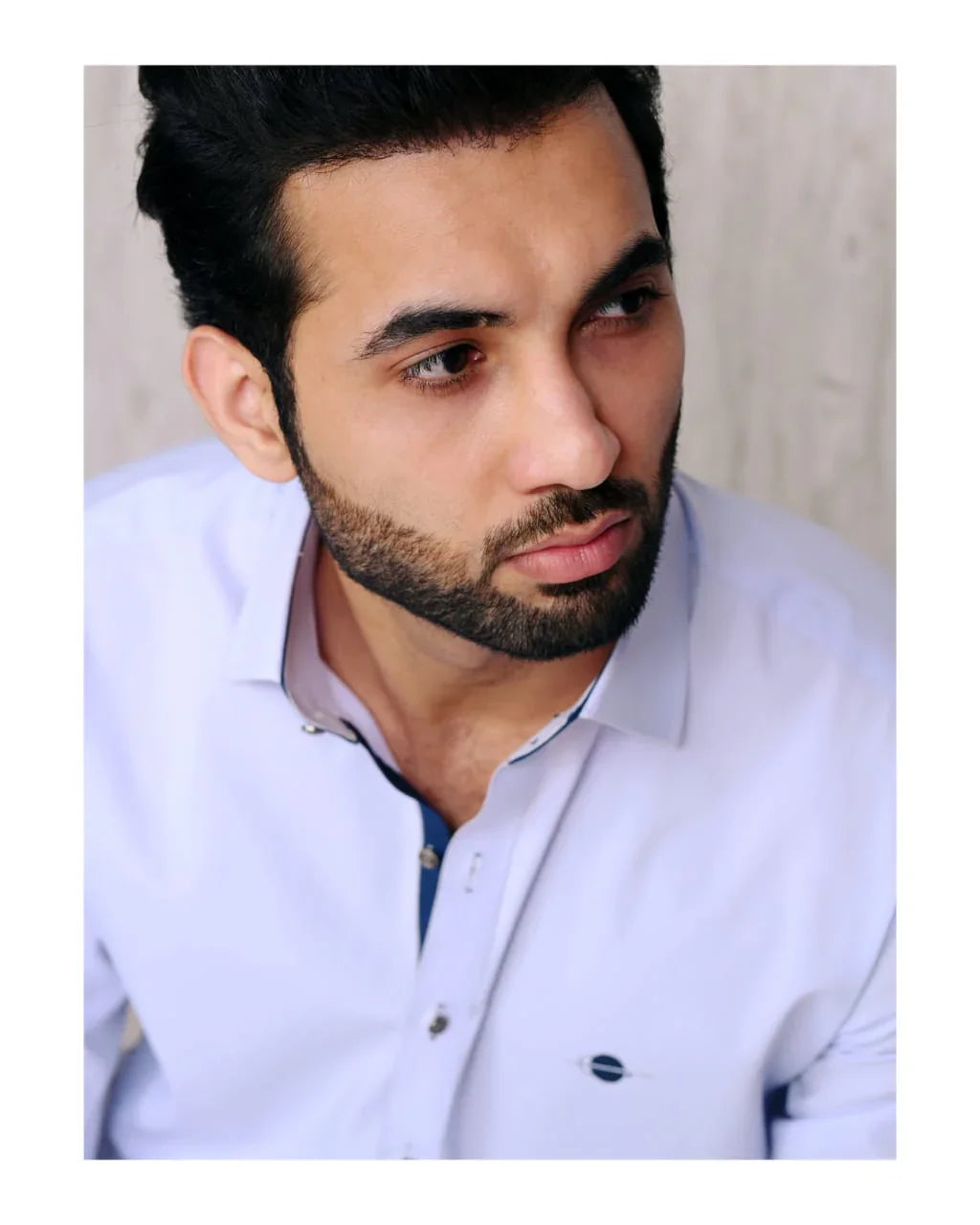 Sky Blue Egyptian Cotton Qamiz Shalwar - Snug