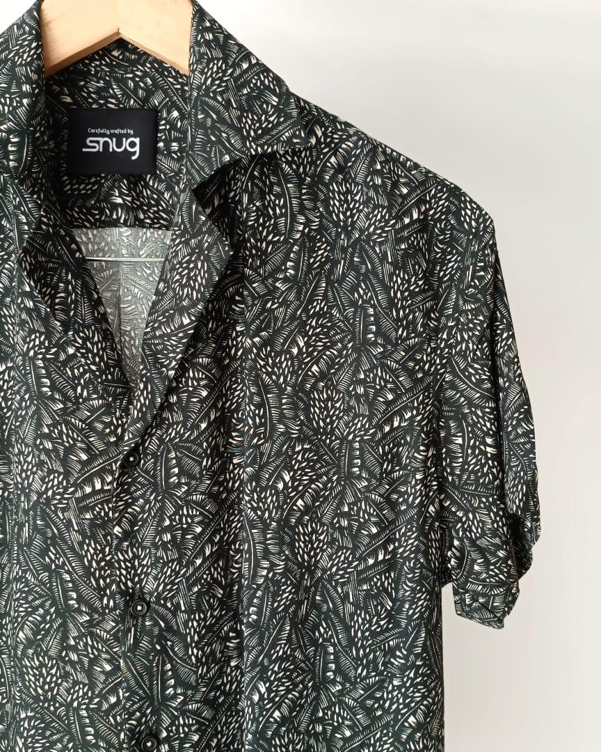 Green printed shirt - Snug