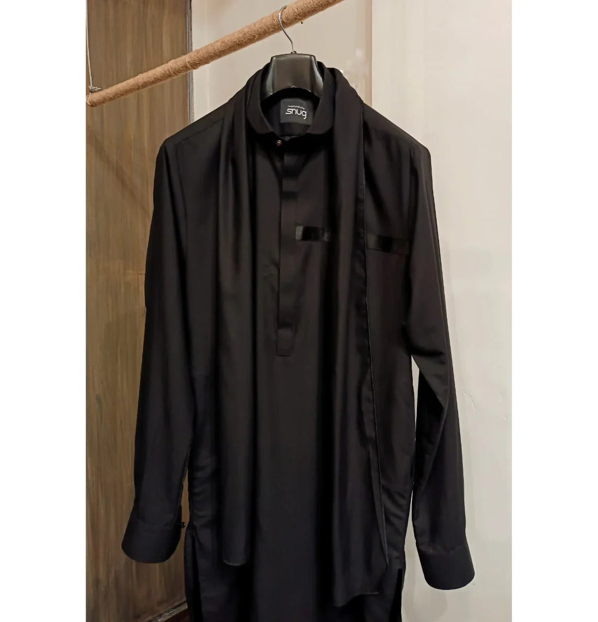 Black Crystal Qamiz Shalwar By Snug - Snug