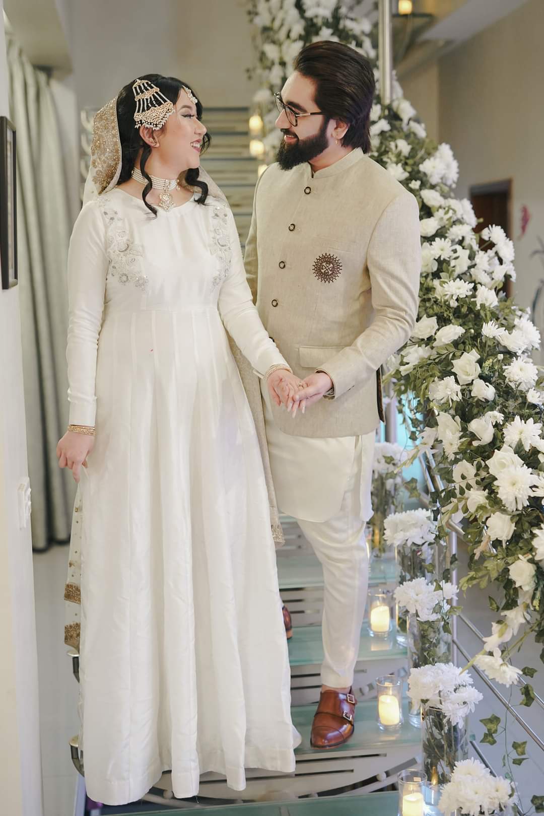 Beige Linen Prince Coat