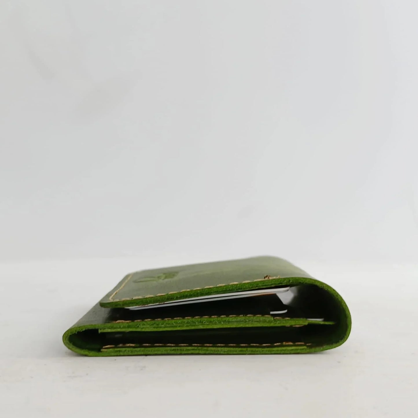 Blueberry Cow Leather Wallet - Snug
