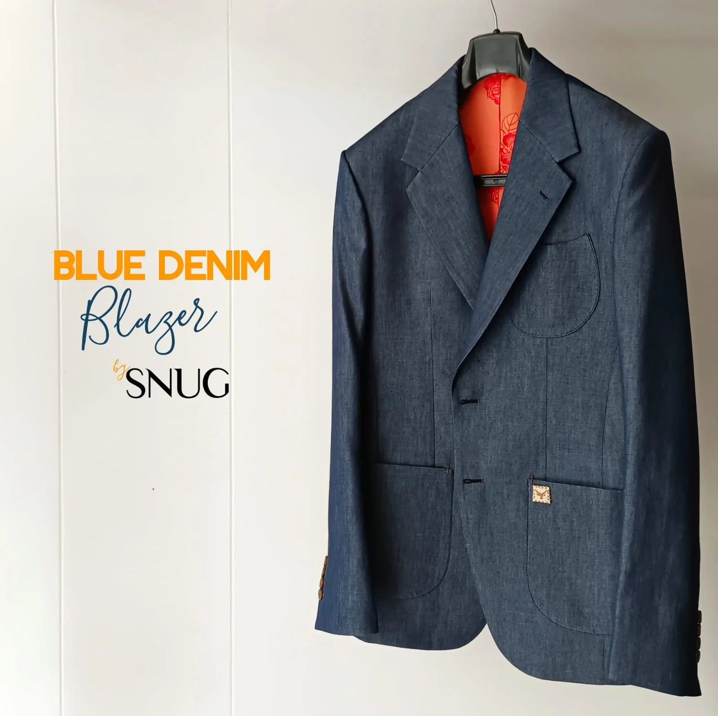 Blue Denim Blazer - Snug