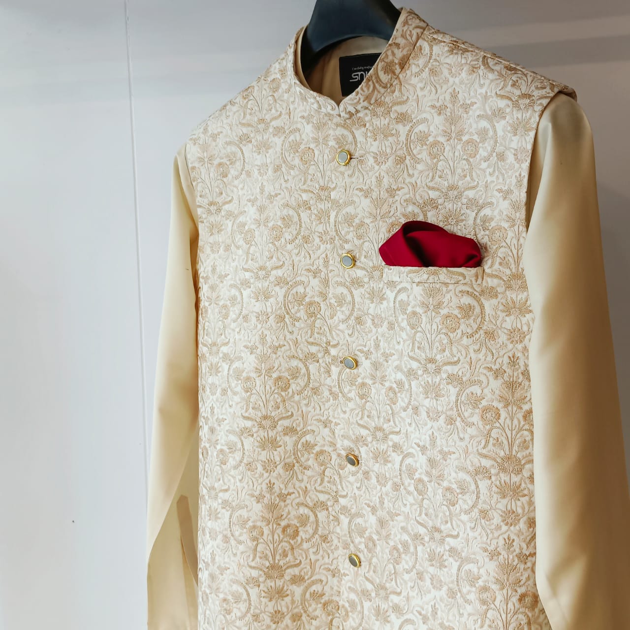 Gold Embroidered Waistcoat