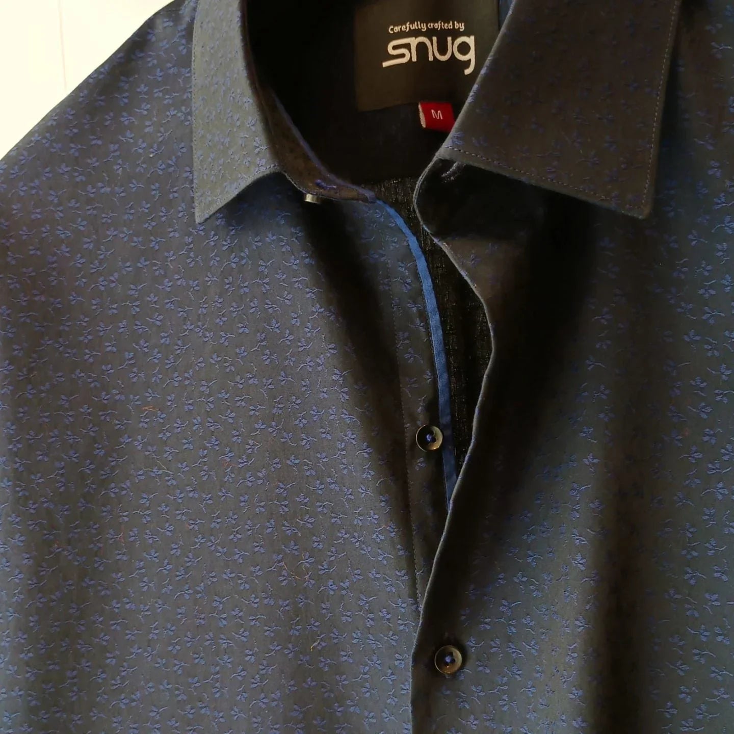 Royal Blue Floral Shirt - Snug