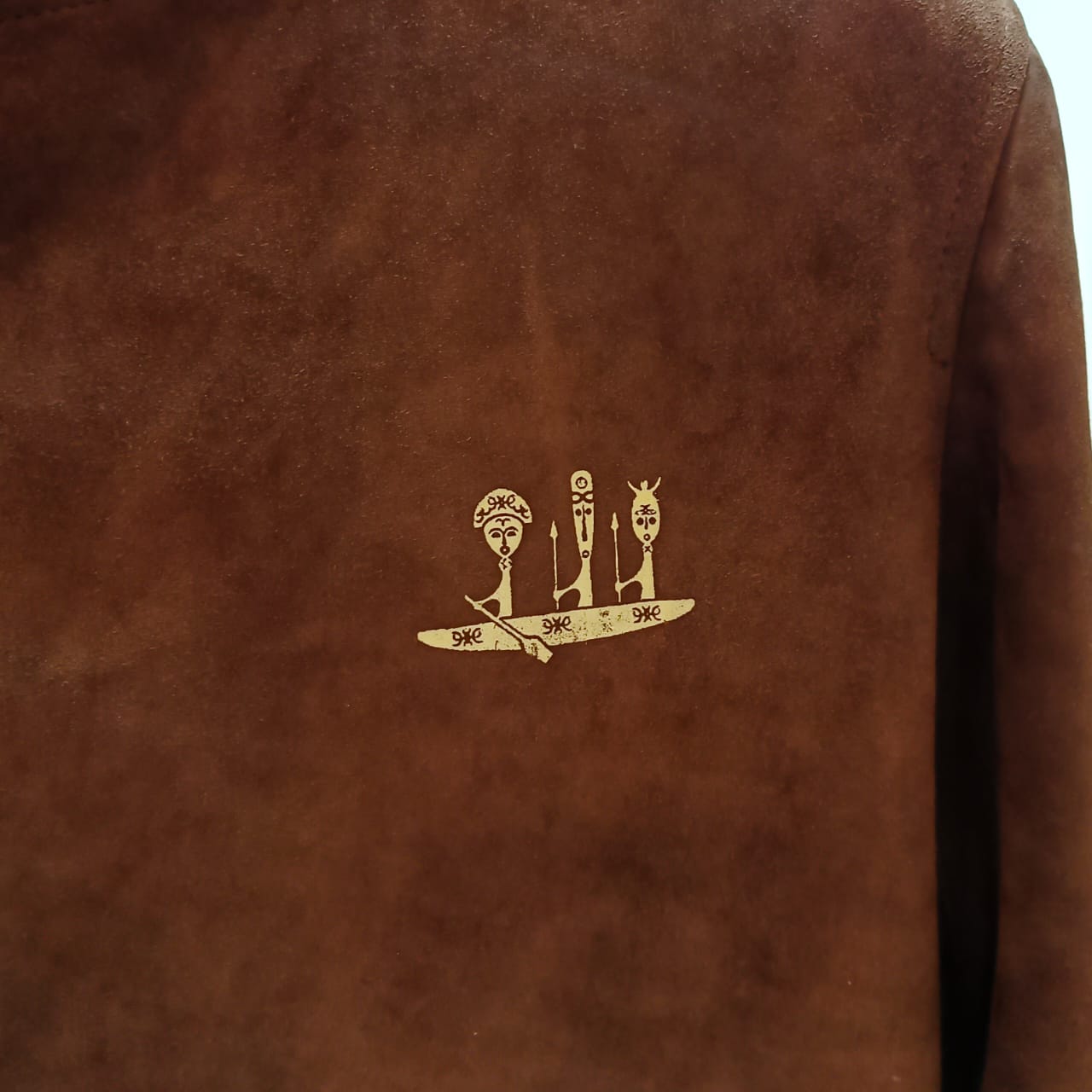 Nubuck Brown Leather Jacket