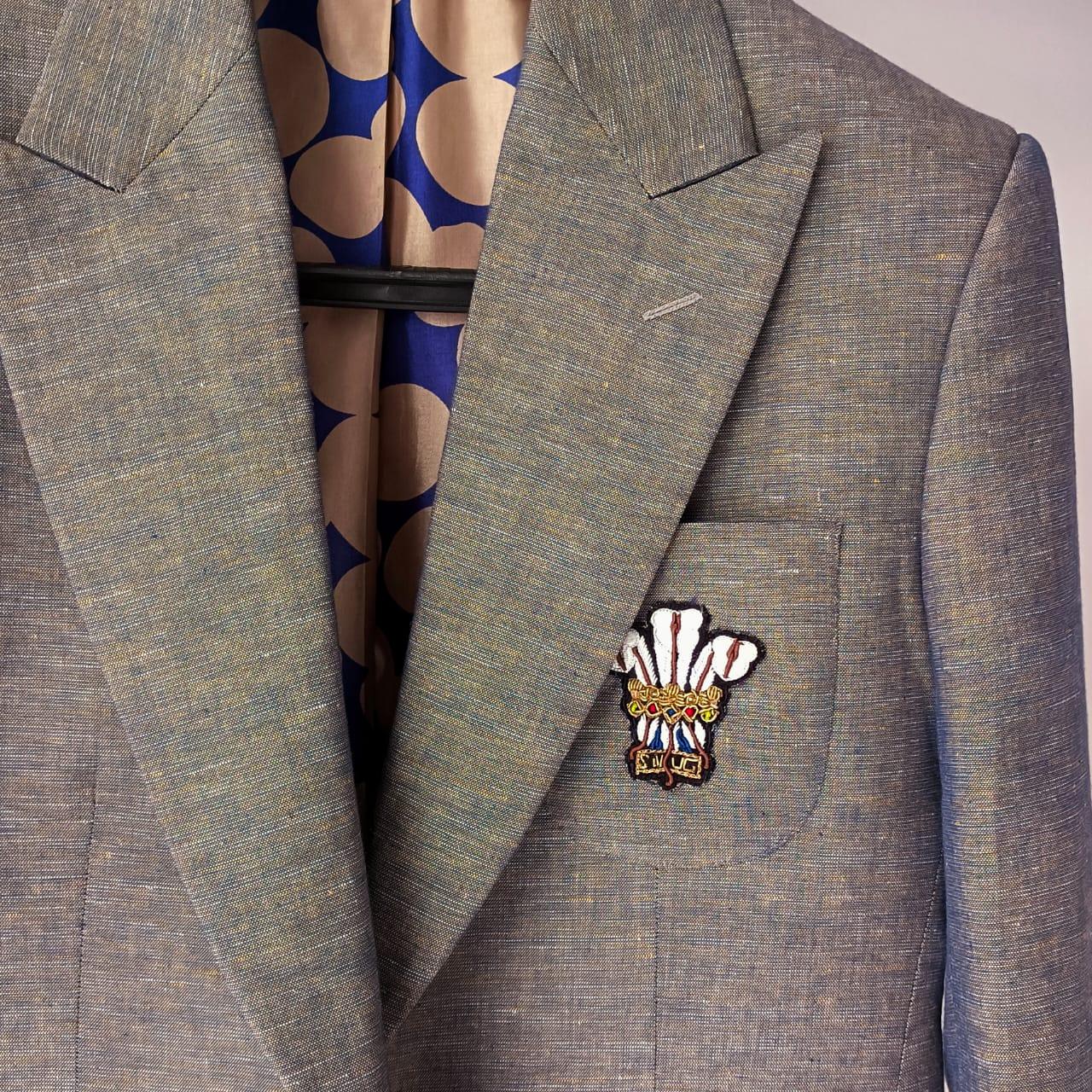 3 feather Linen Blazer - Snug