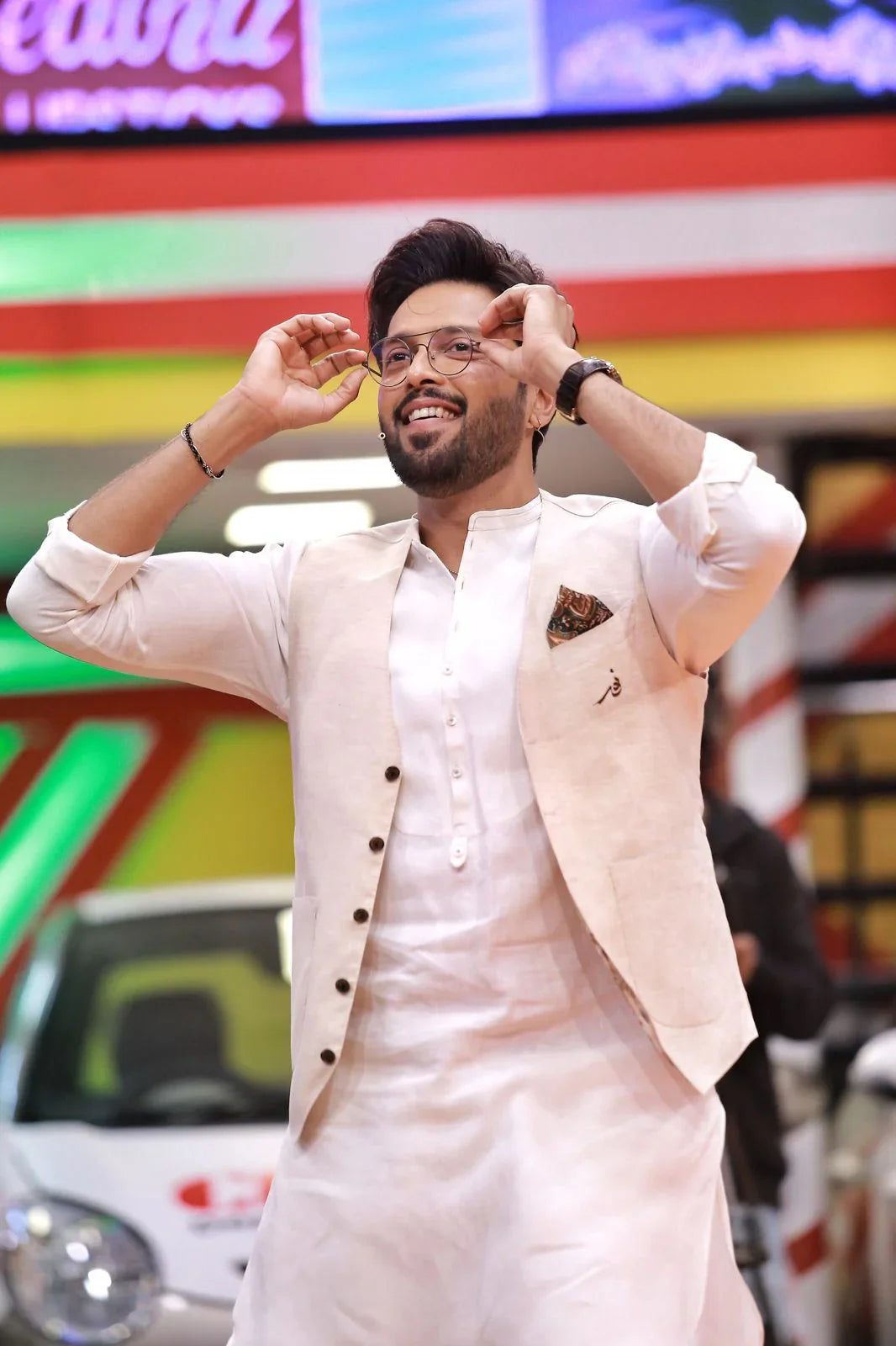 Noor - Linen kurta trouser & Waistcoat - Snug