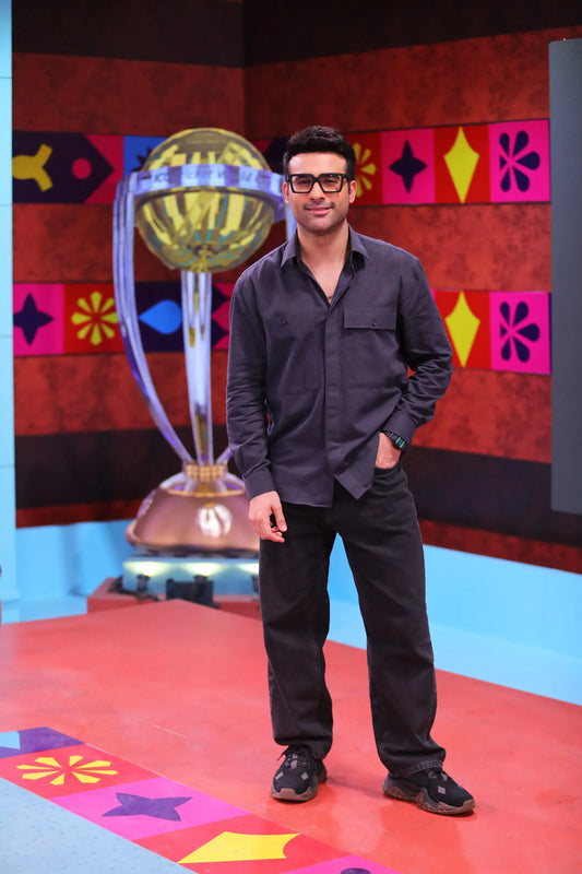 Linen Box Pockets Loose Shirt. - Snug