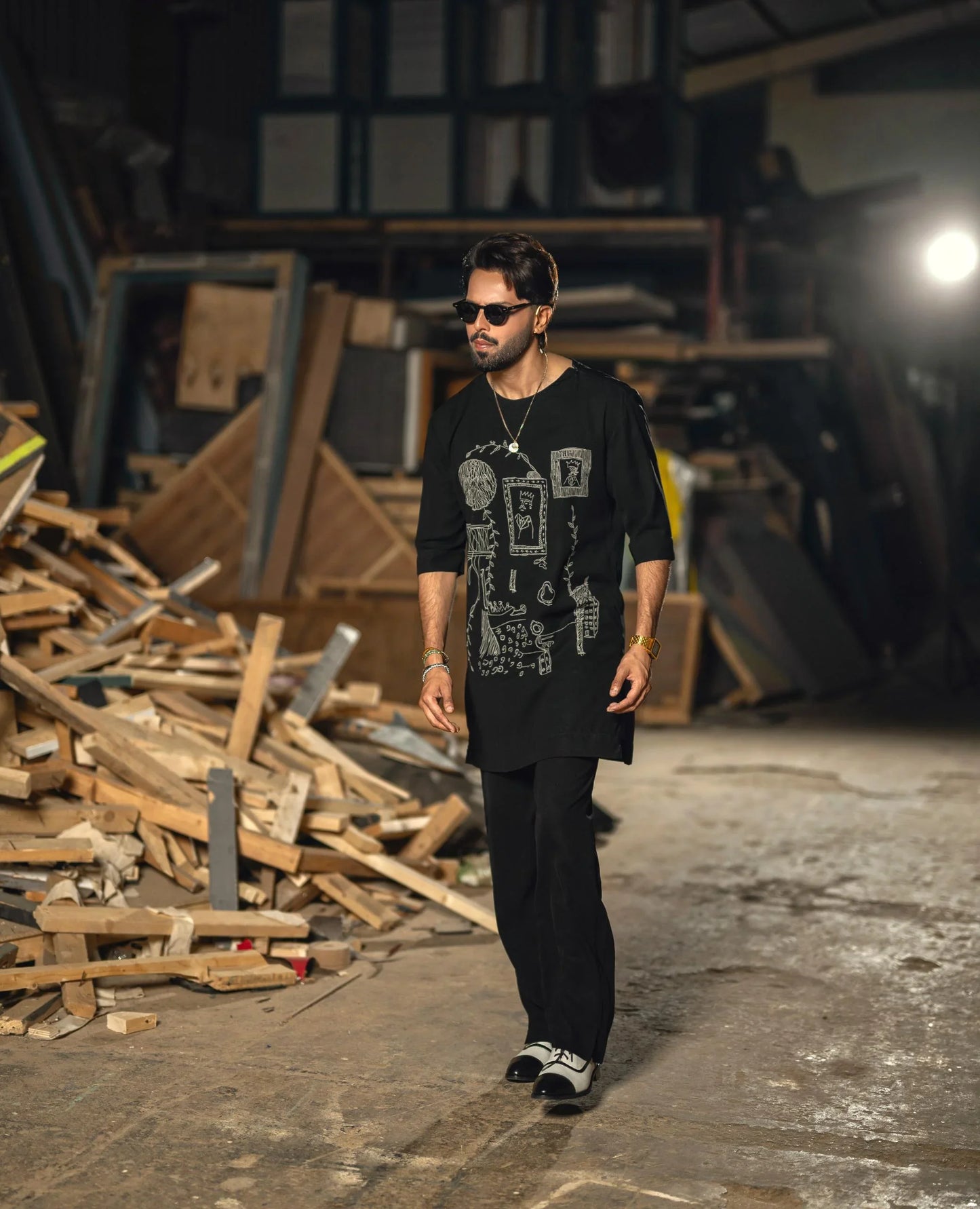 Snug's Luxe Loose Fit Kurta Trouser. - Snug