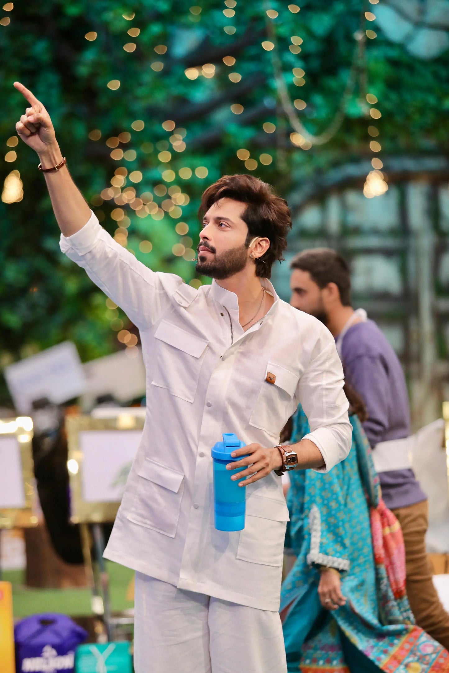 Linen Safari Kurta Trouser. - Snug