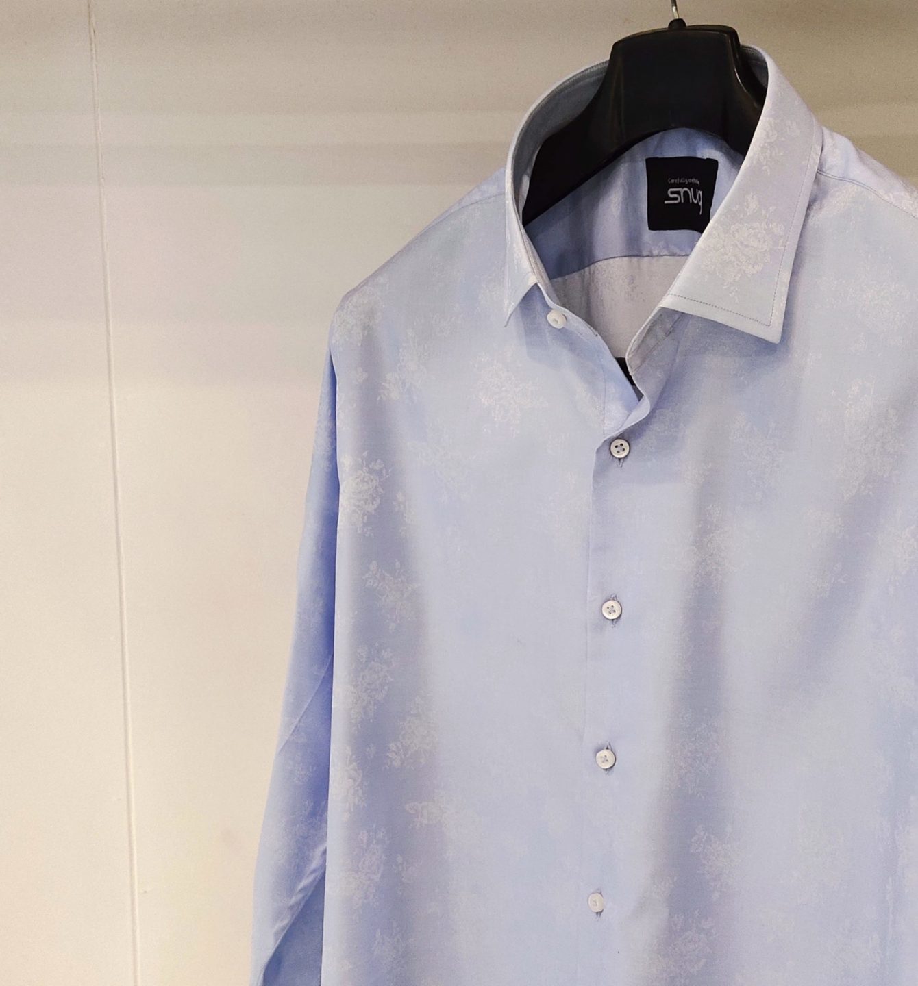 Sky Blue Floral Shirt