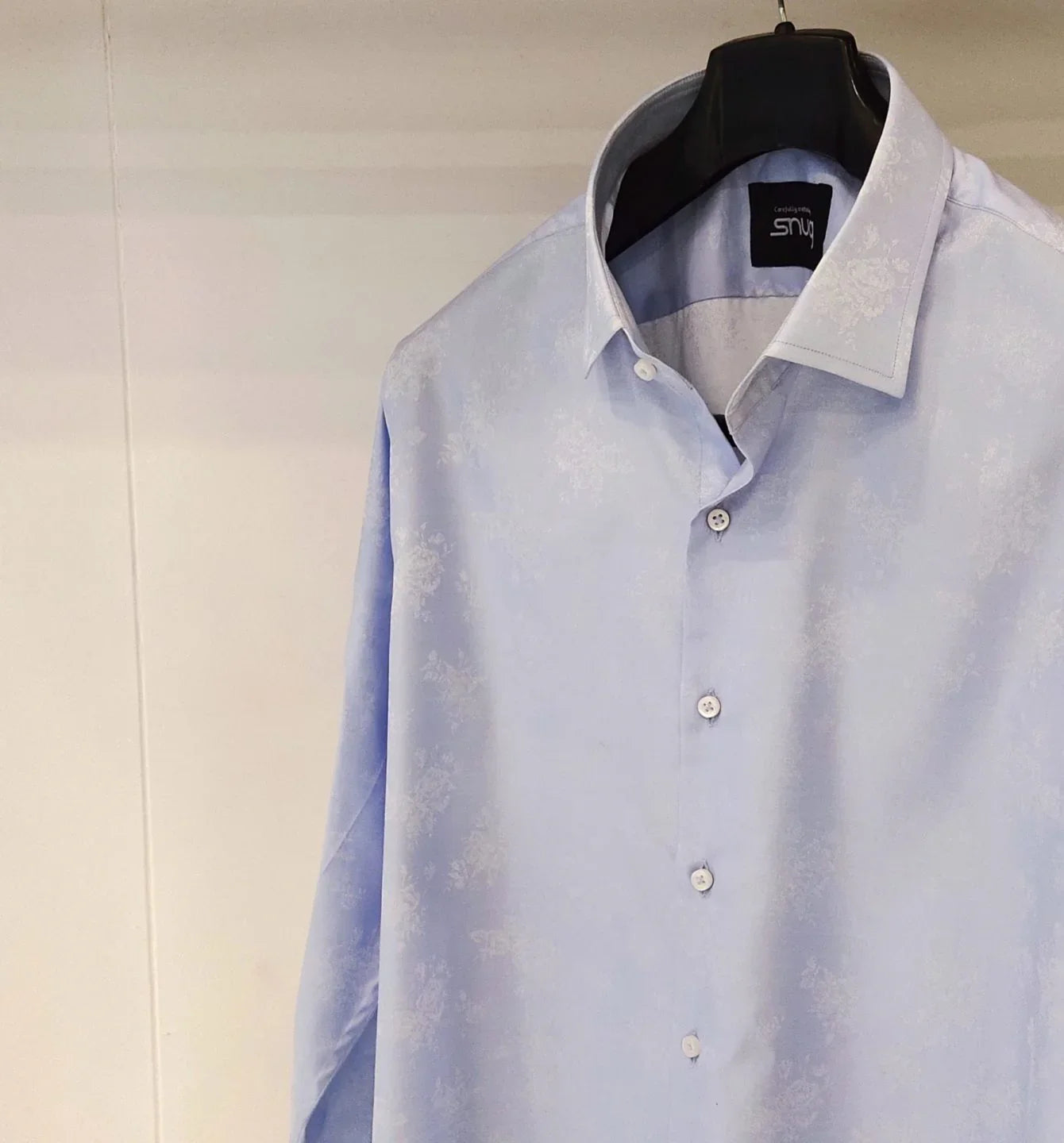 Sky Blue Floral Shirt - Snug