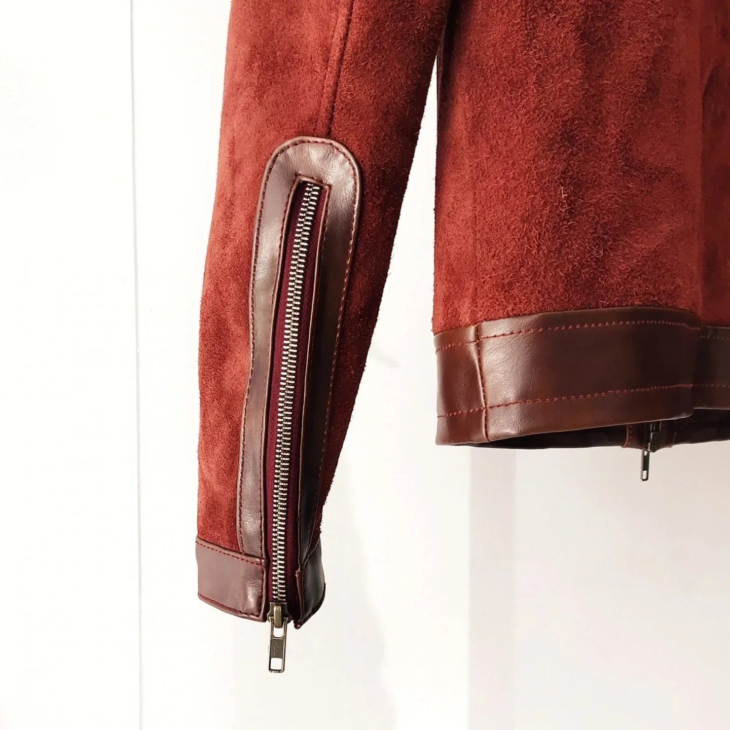 Retro Cow Leather Jacket - Snug