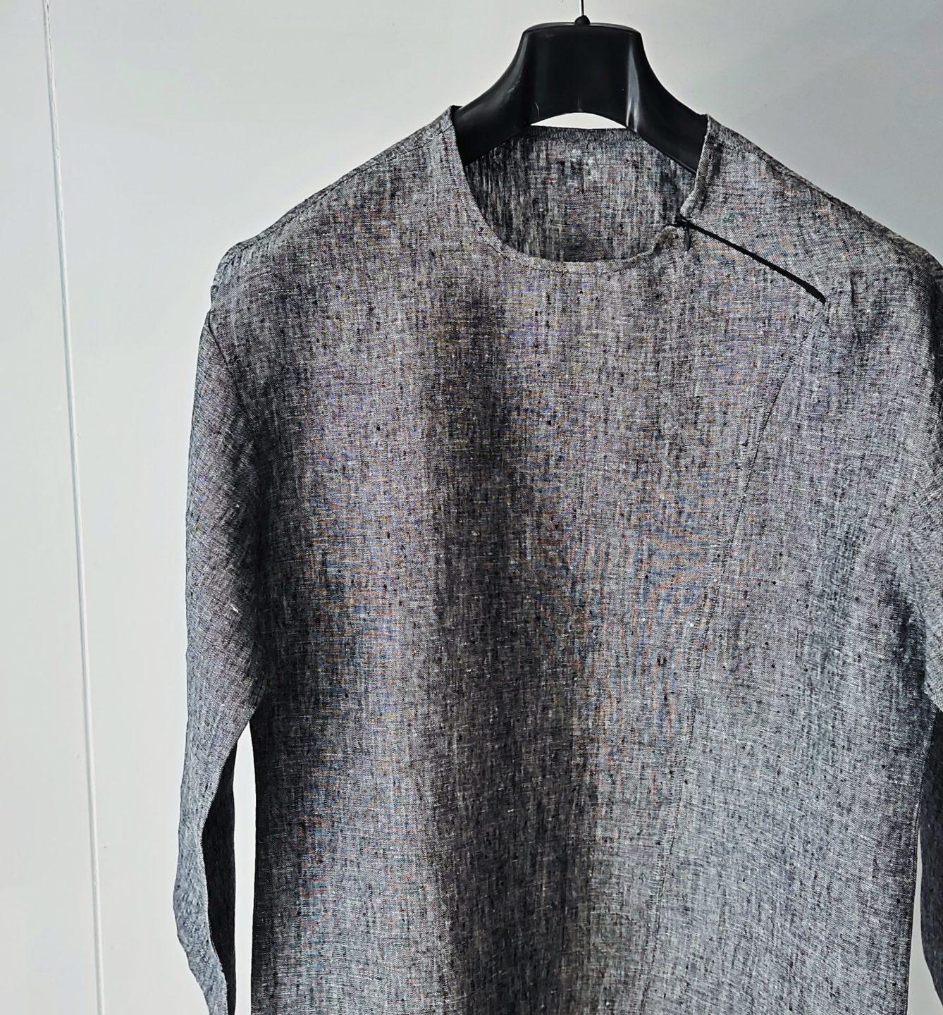 3 Quarter Sleeves Linen Shirt - Snug