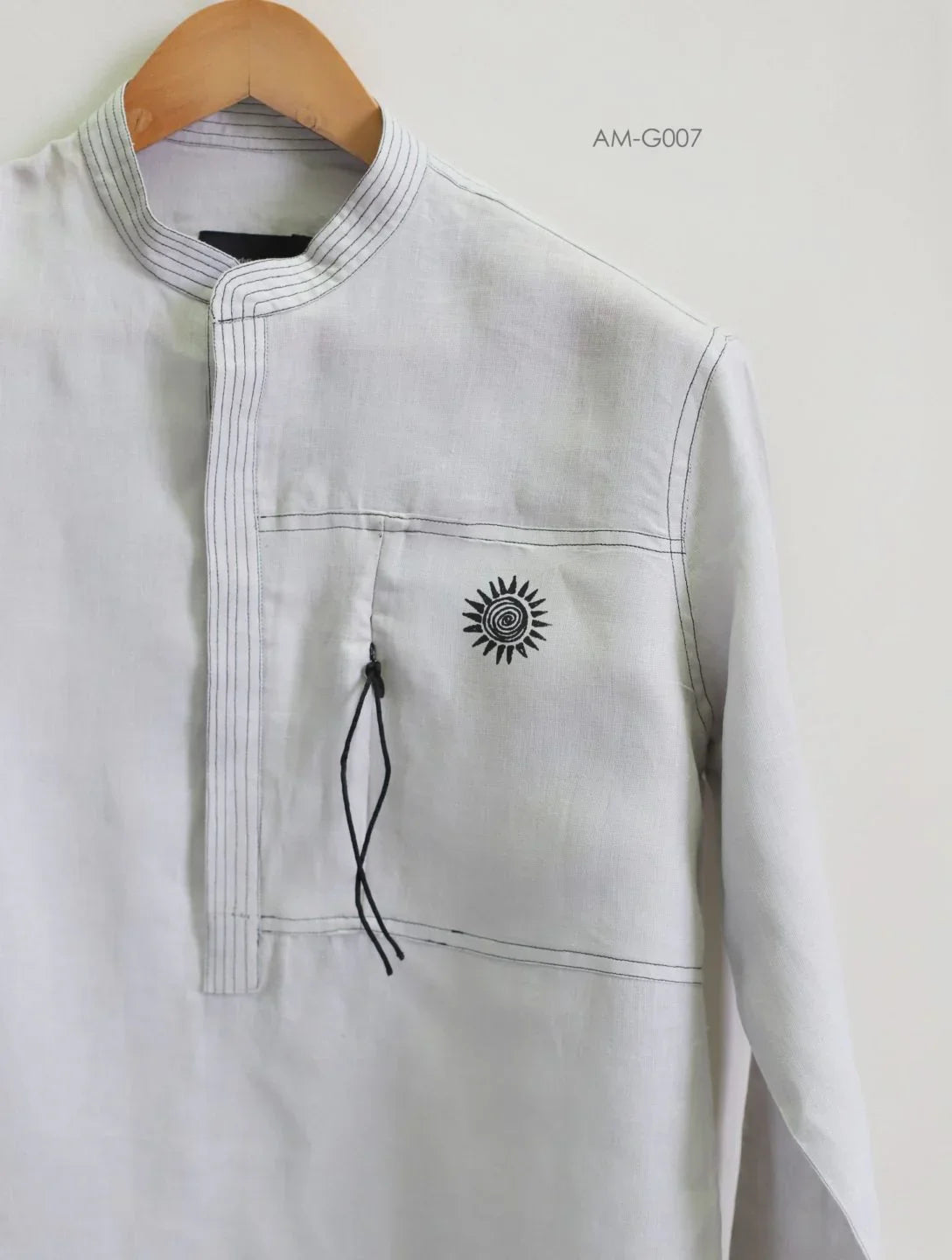 Ash Grey Linen K-Trouser - Snug