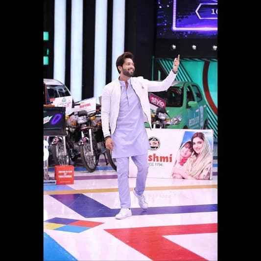 Sports Kurta Trouser with Linen Jacket. - Snug