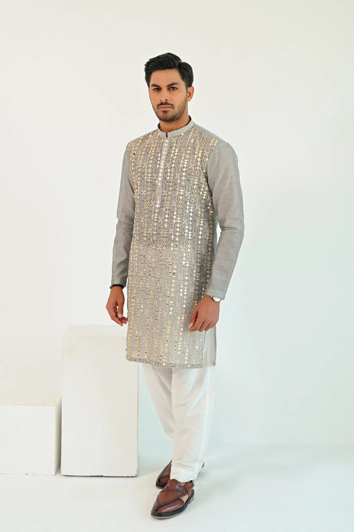 Sequins Kurta Trouser