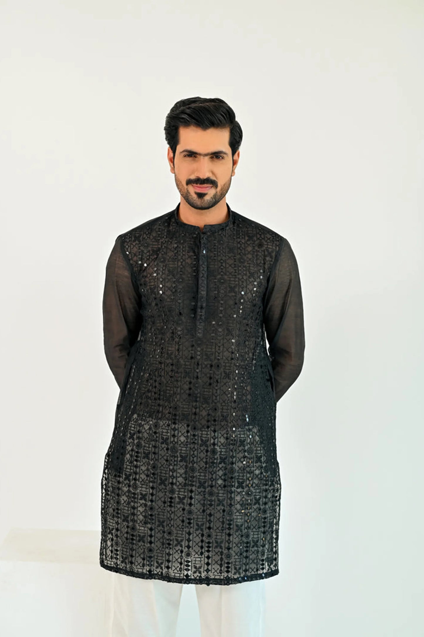 Sequins Kurta Trouser