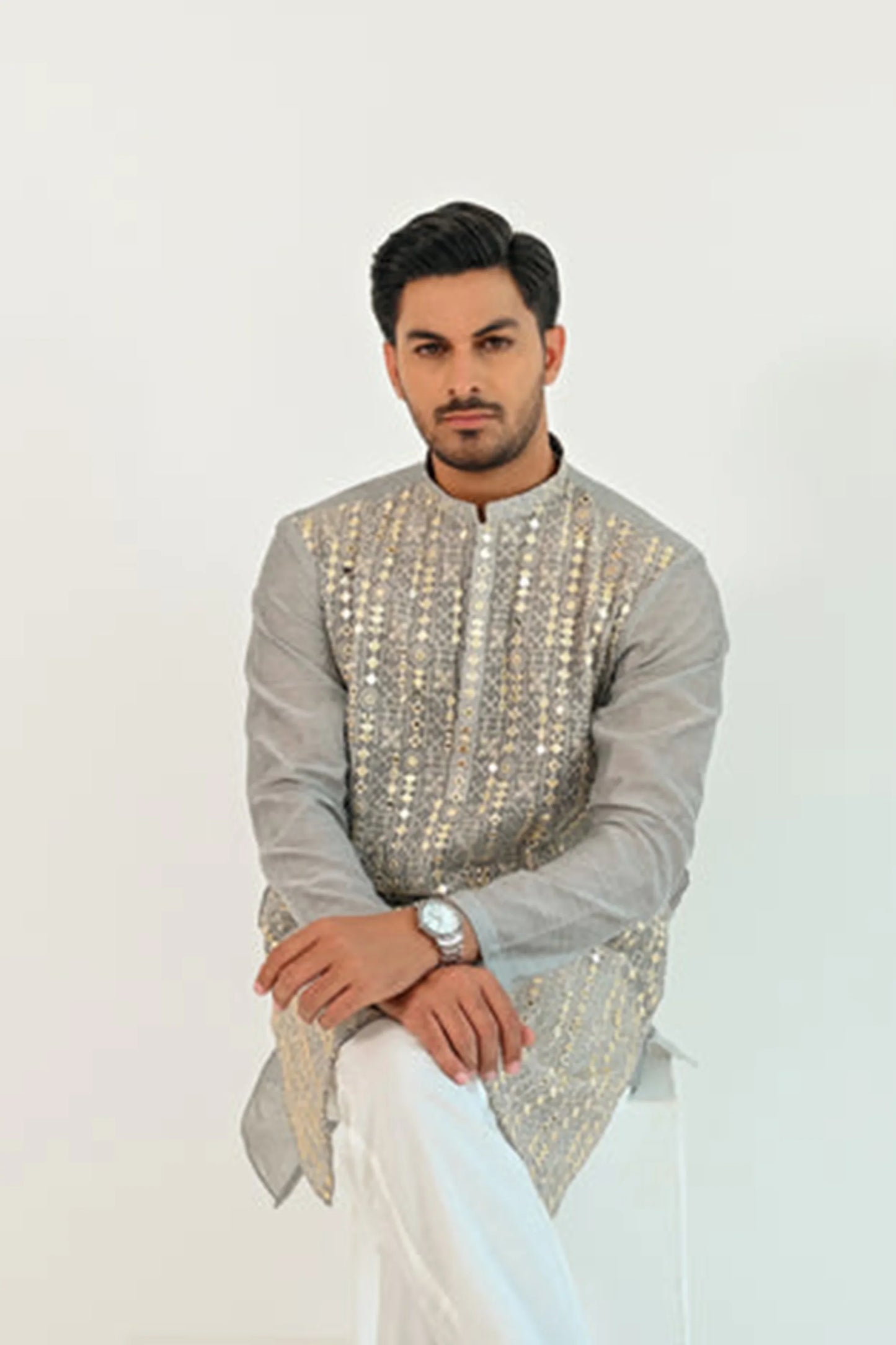 Sequins Kurta Trouser