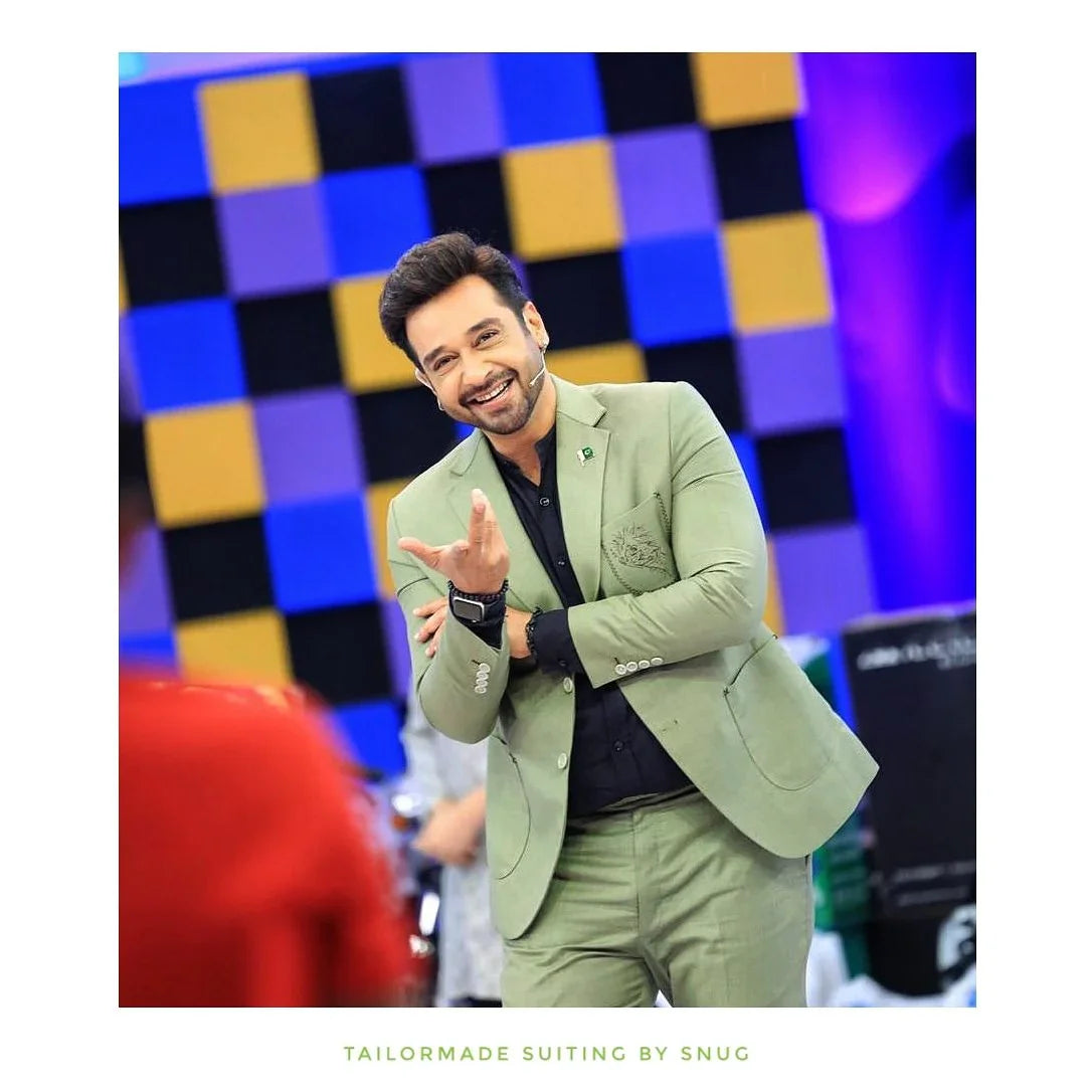 Faisal Qureshi Customized Embroidered Suit - Snug