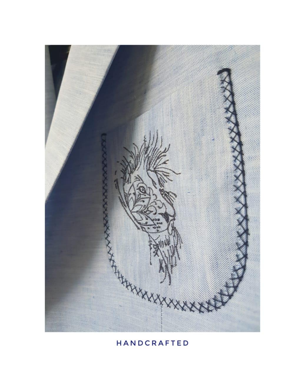 Faisal Qureshi Customized Embroidered Suit - Snug