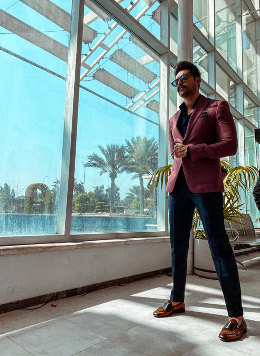 Burgundy Blazer - Snug