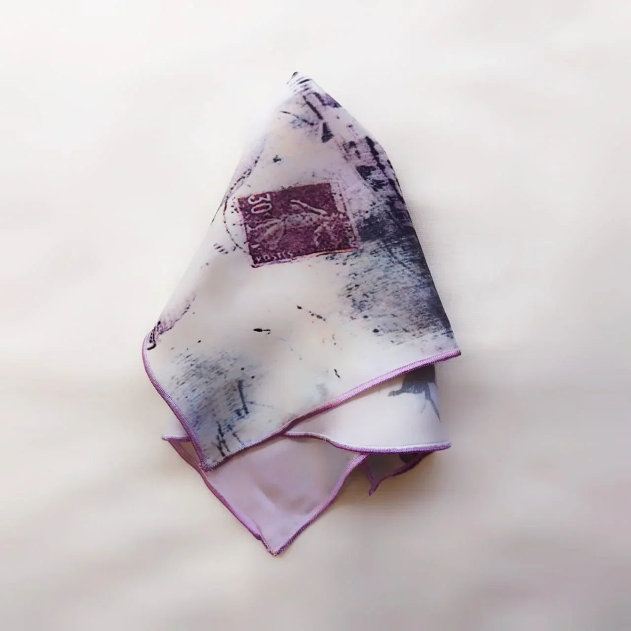 Digitally Printed Silk Pocket Square By Snug - Snug