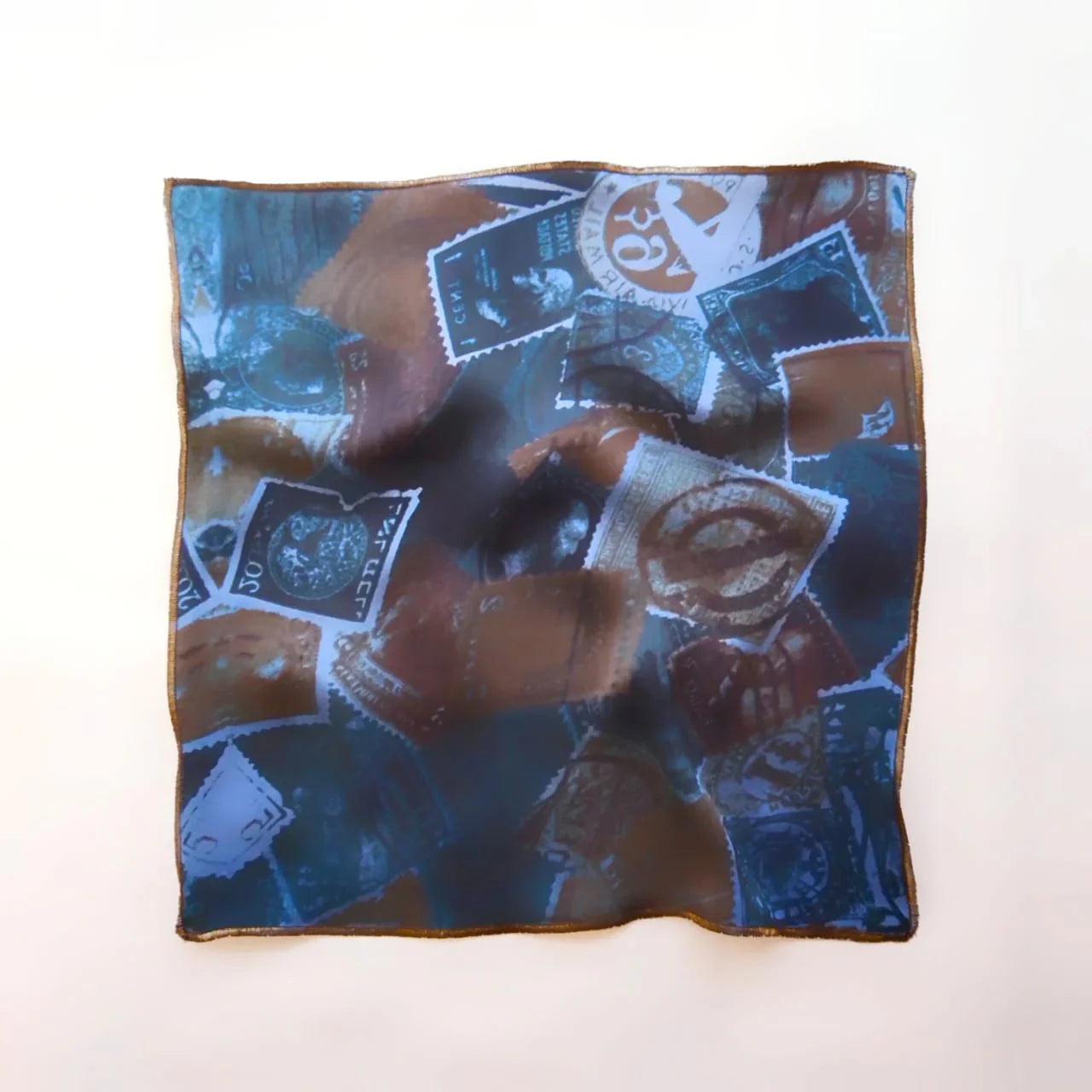 Digitally Printed Silk Pocket Square By Snug - Snug