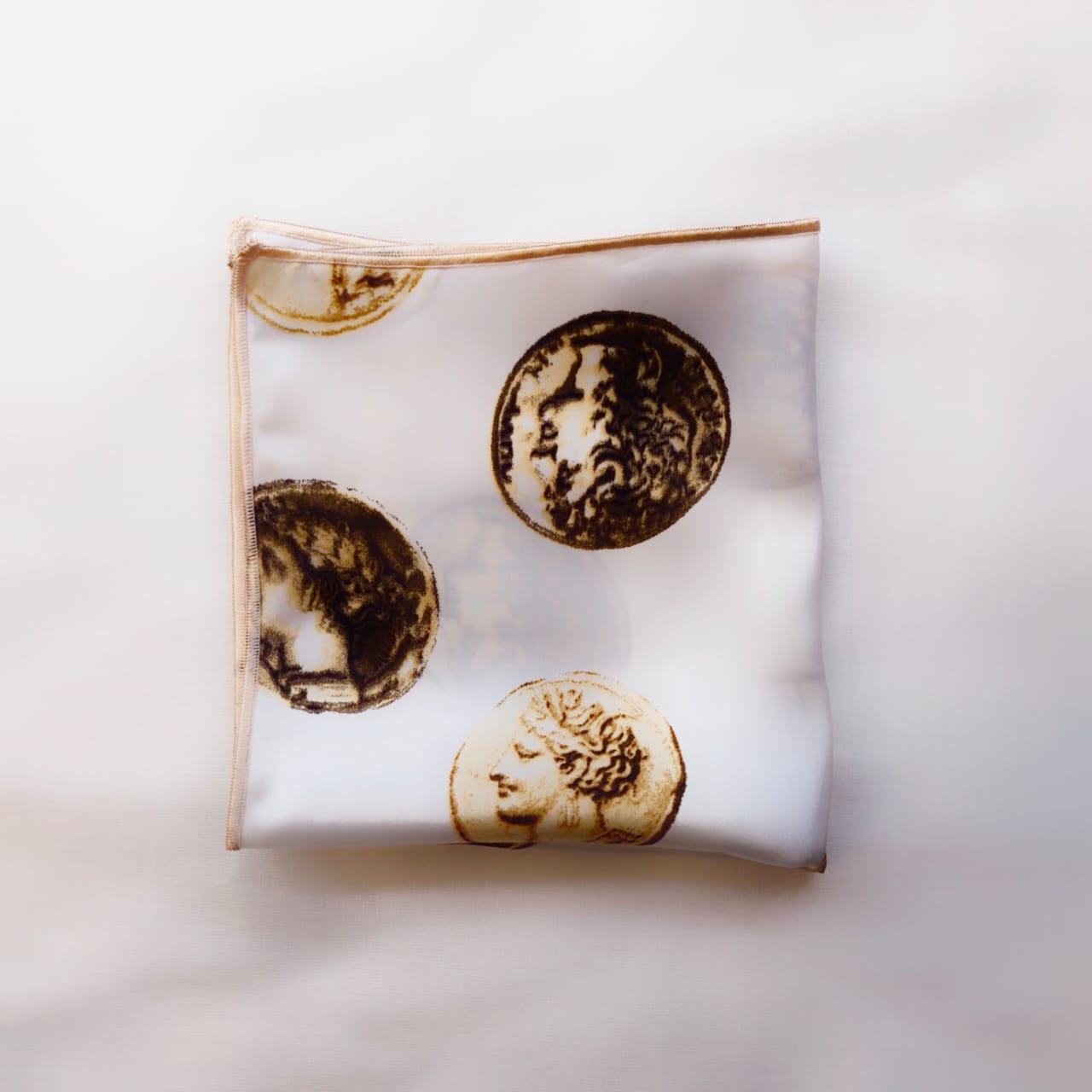 Digitally Printed Silk Pocket Square By Snug